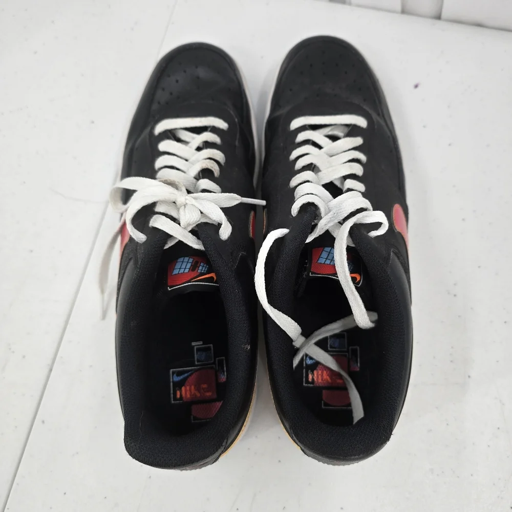Nike Court Vision Low Gradient‎ Sunset Black White Men's Size 13 DQ7630-001.